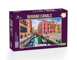 Burano Canals 1000 Piece Jigsaw Puzzle