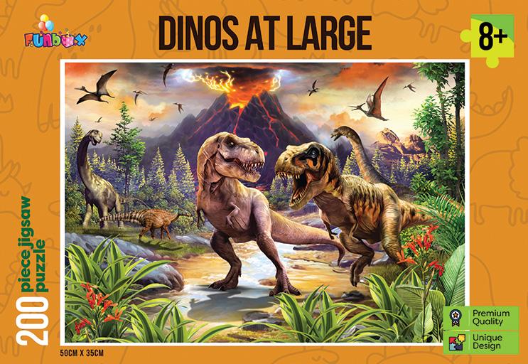 Dino's at Large 100 Piece Kid's Jigsaw Puzzle