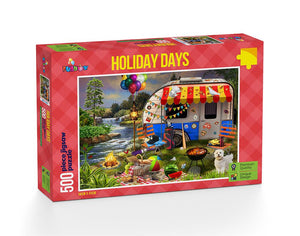 Holiday Days: Caravanning 500 Piece Jigsaw Puzzle