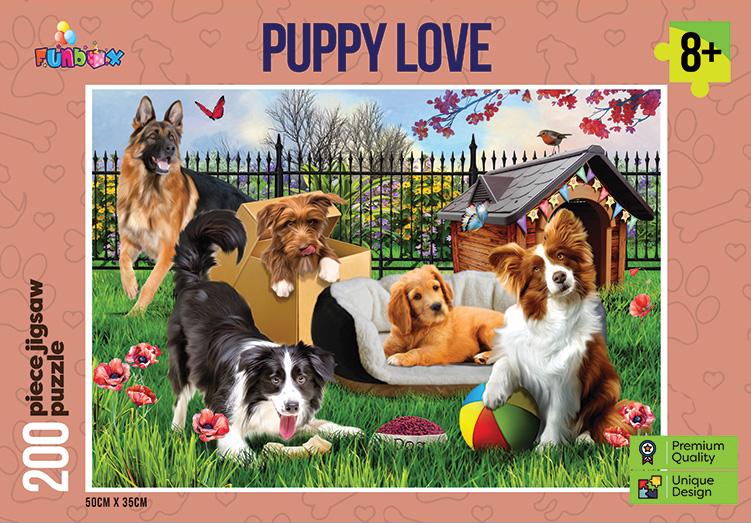 Puppy-Love 200 Piece Kid's Jigsaw Puzzle