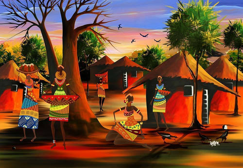 African Delight 500 Piece Jigsaw Puzzle