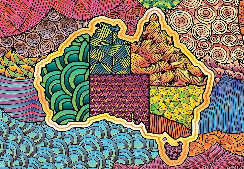 Australia Flair 500 Piece Jigsaw Puzzle